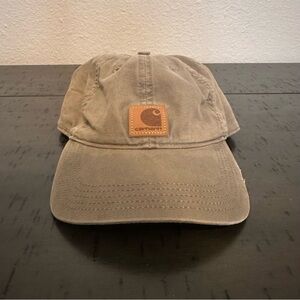 Carhartt Grey Logo Patch StrapBack Hat
